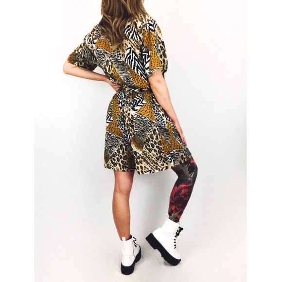 Vintage 💫 Mixed Animal Print Romper - Picture 9 of 14